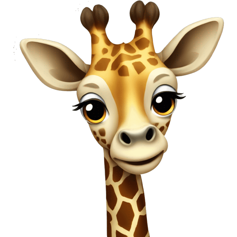 French giraffe m emoji