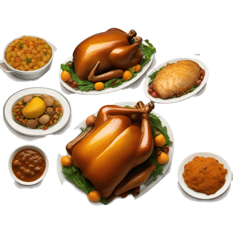 Thanksgiving dinner emoji