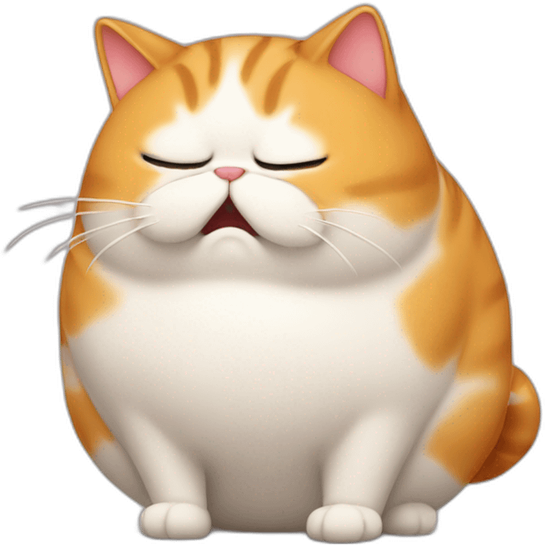 Fat cat farts emoji