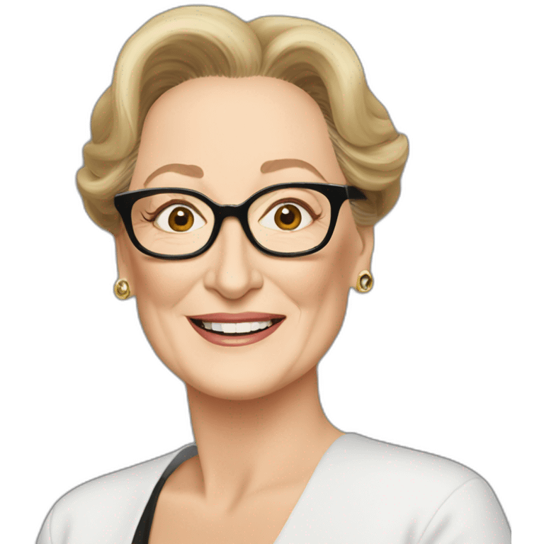 meryl streep emoji