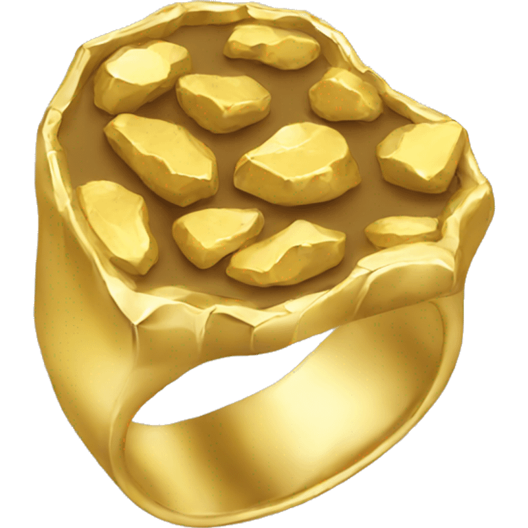 gold nugget ring emoji