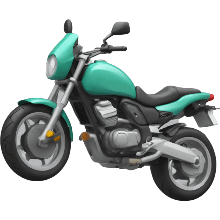 Moto qui fait du weeling emoji