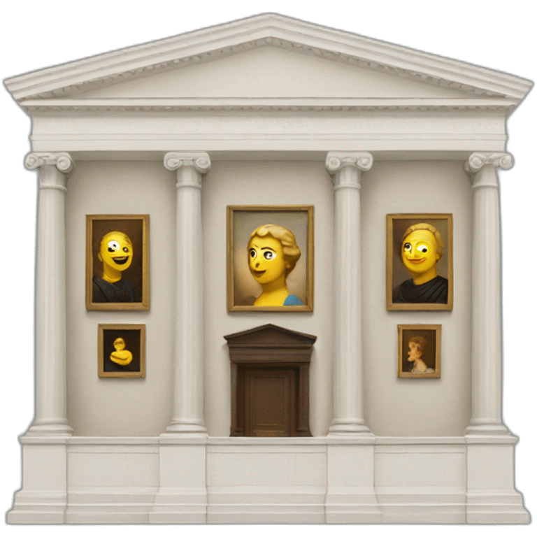 art museum emoji