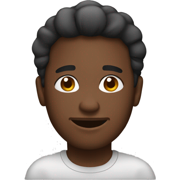 A Black male with breads emoji