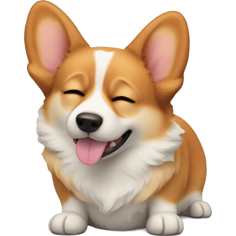 Corgi that sleeps emoji