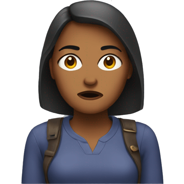 Woman annoyed  emoji