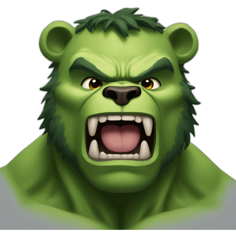 hulk werebear emoji