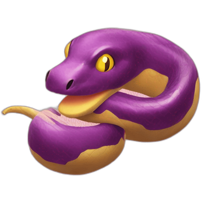 Shiny ekans emoji