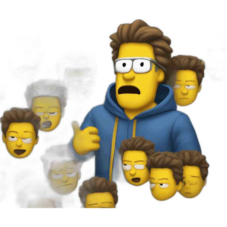 bart imaginando emoji