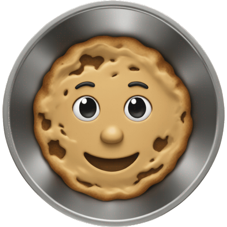 cookie batter in a metal bowl emoji