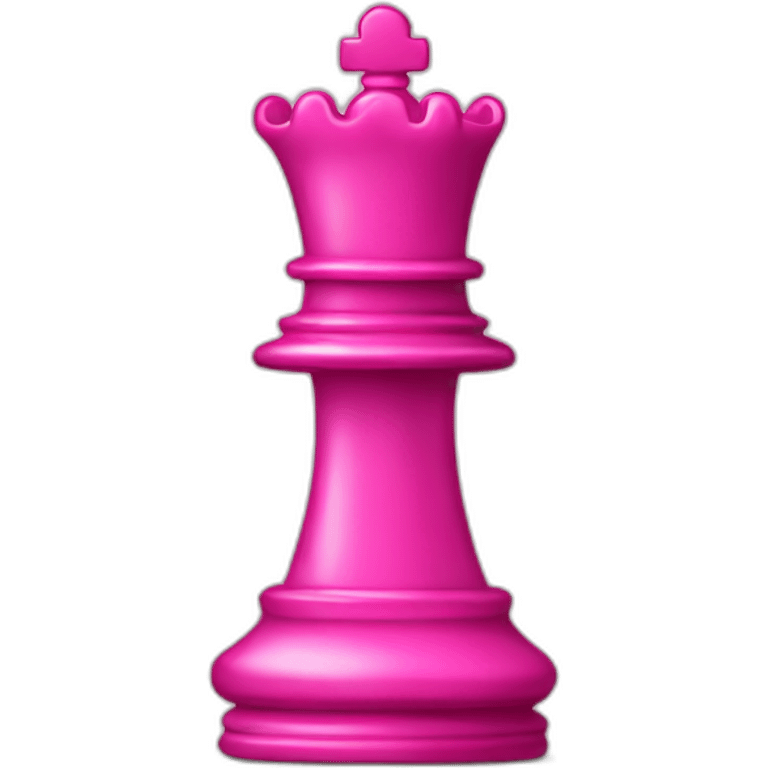 Pink chess piece emoji