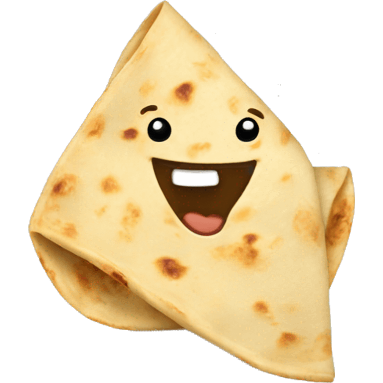 Tortilla laughing  emoji