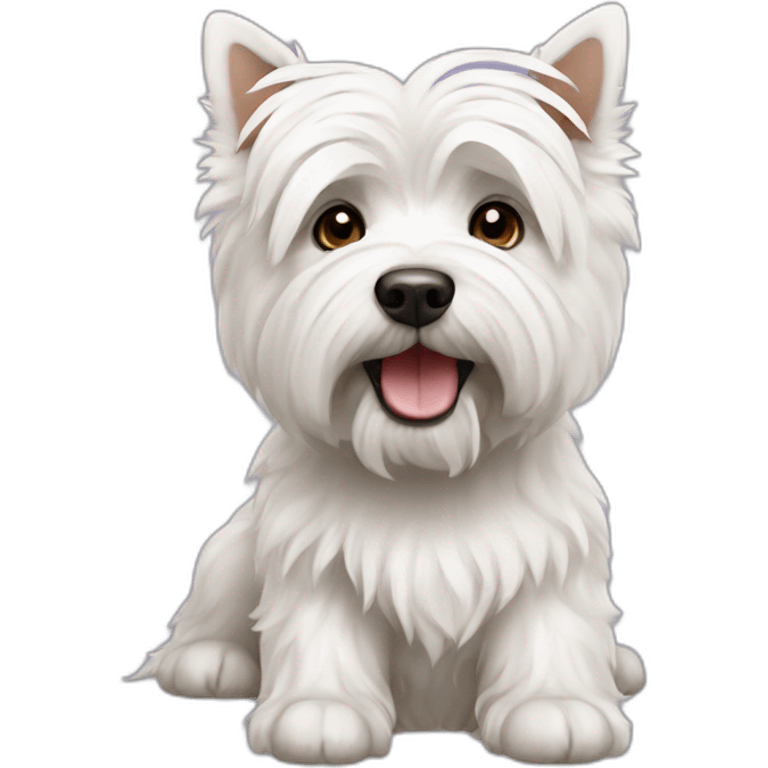 Dog-west highland terrier emoji