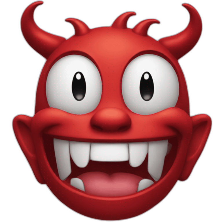 devil happy face praying emoji