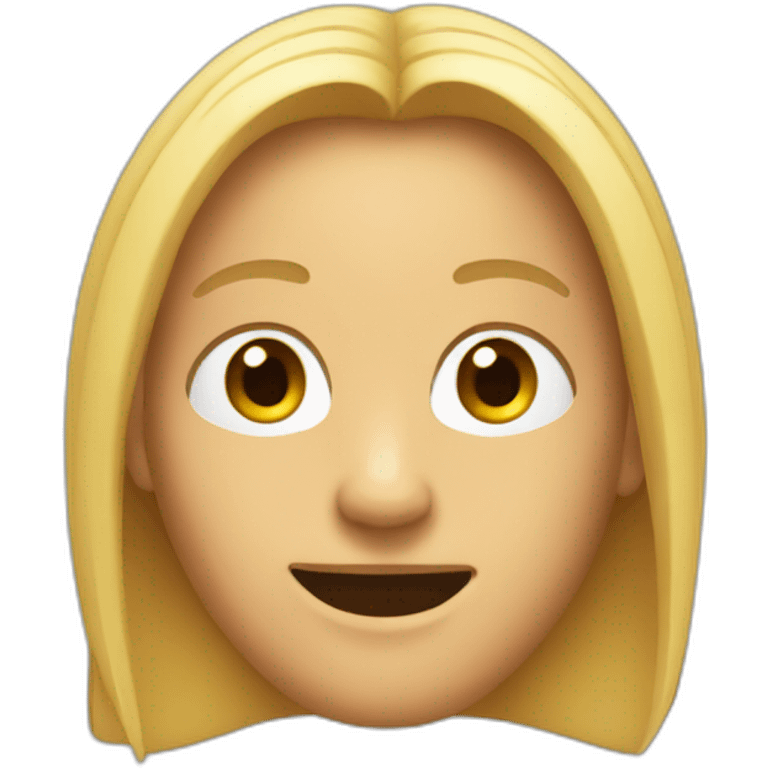 Emoji qui a une middle part emoji