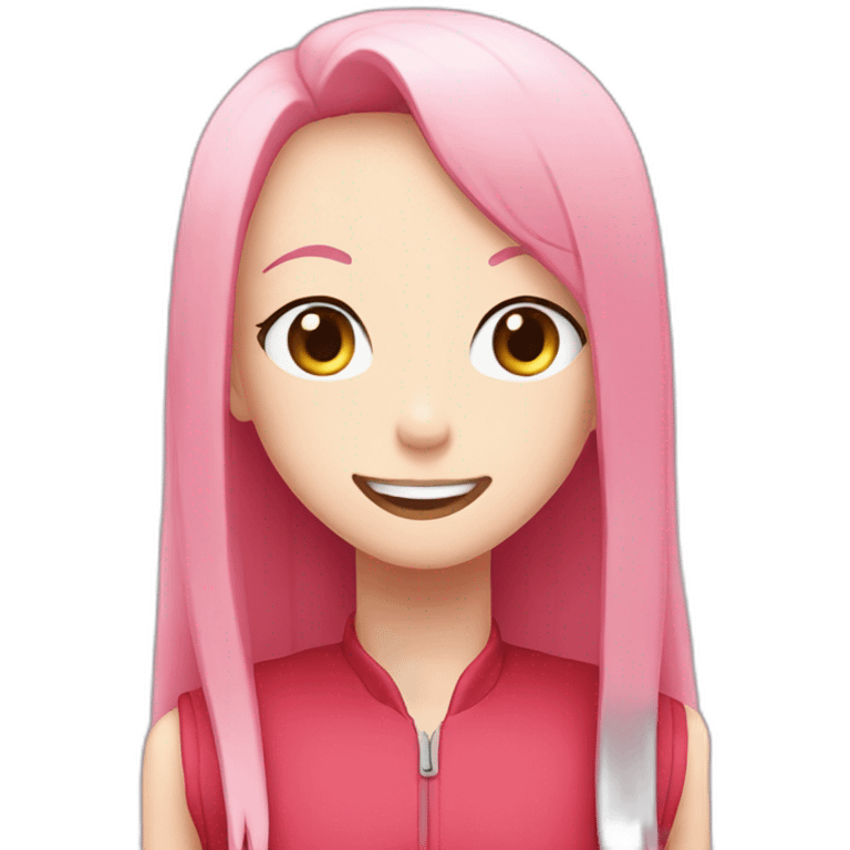 Zero two smiling emoji