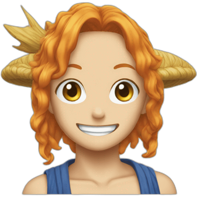 One piece nami emoji