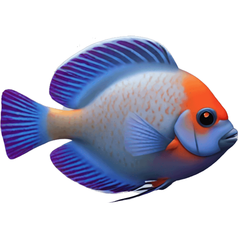 discus pigeon fish emoji