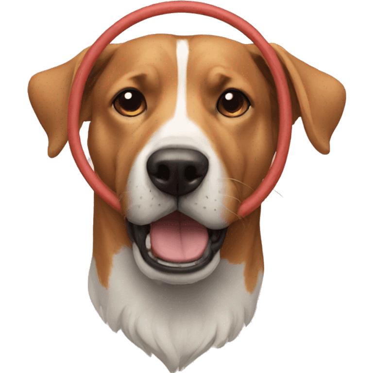 Dog hoop emoji