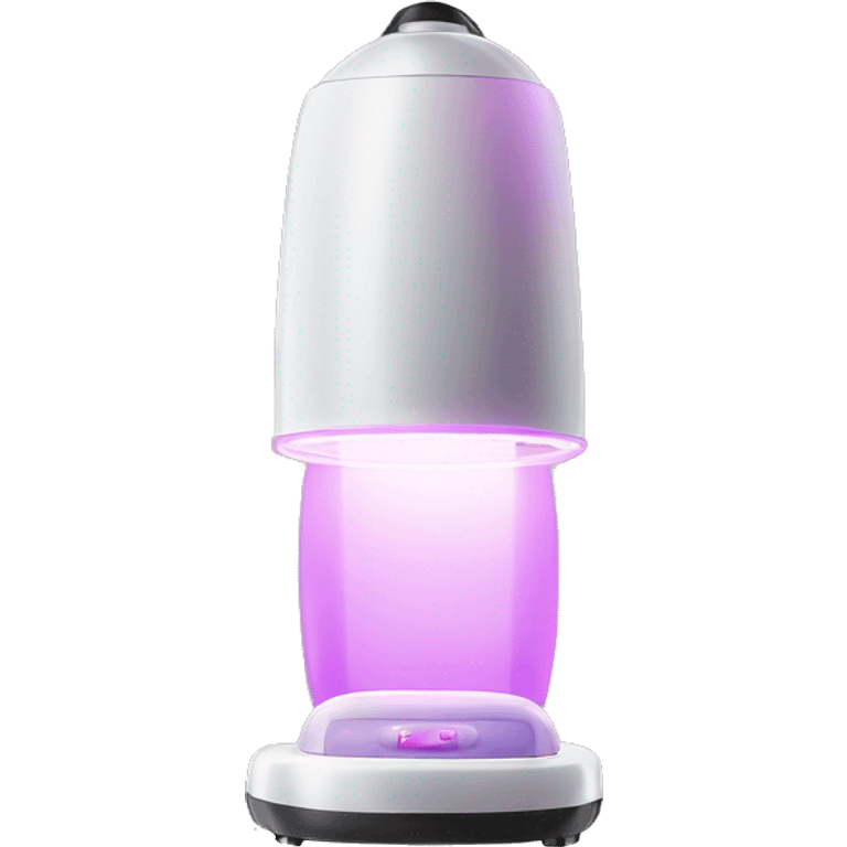 Realistic uv nail lamp emoji