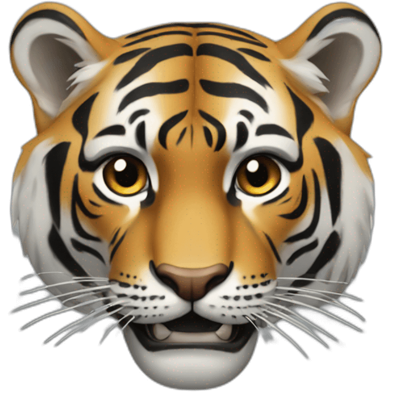 Tigre motorista emoji