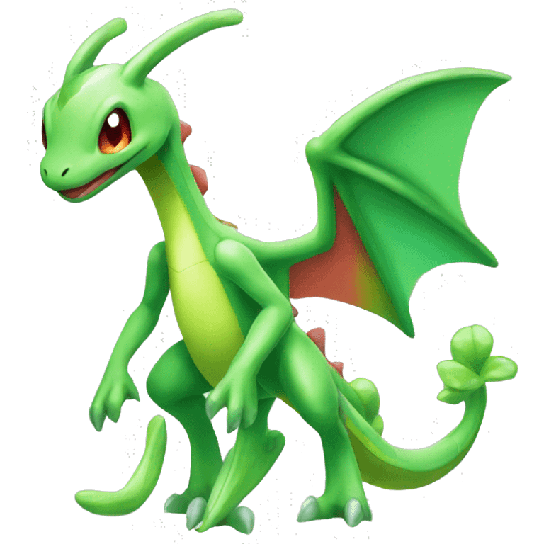 Full body shiny Flygon-grovyle emoji