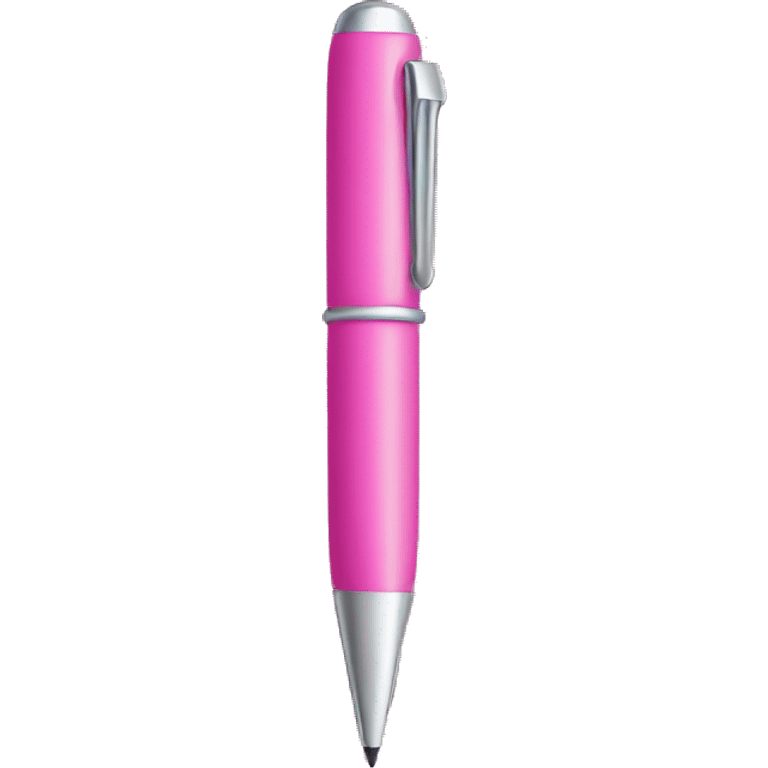 Pink pen emoji