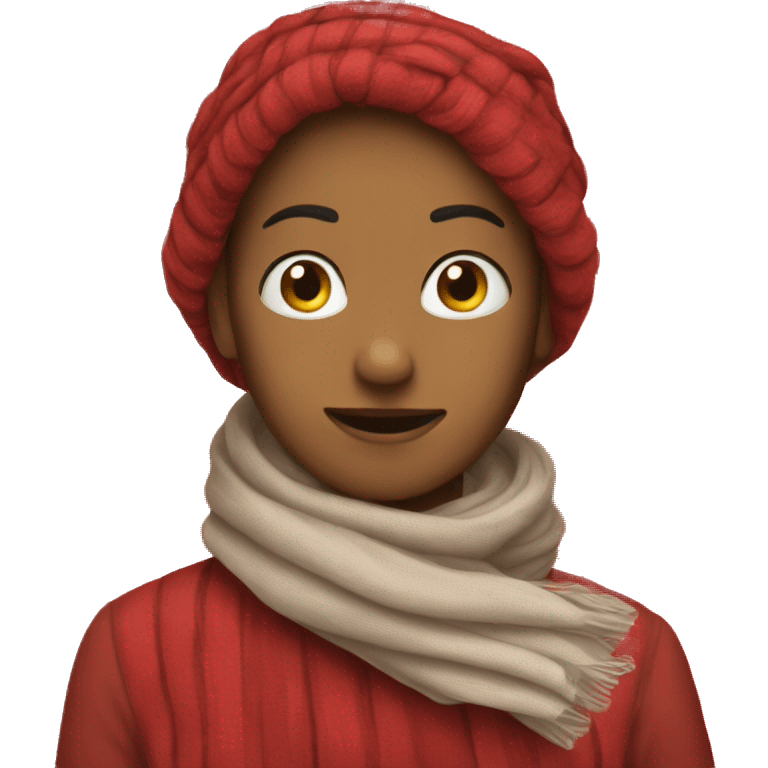 red scarf emoji