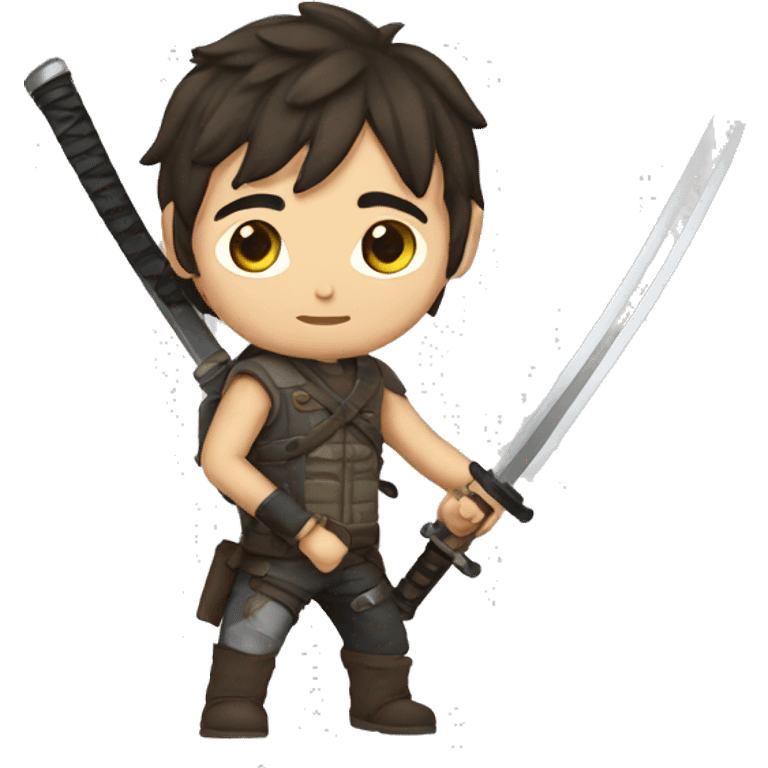 Daryl avec un katana  emoji