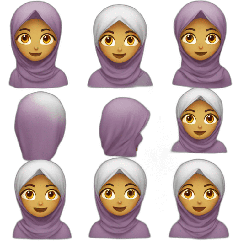 A muslim woman  emoji