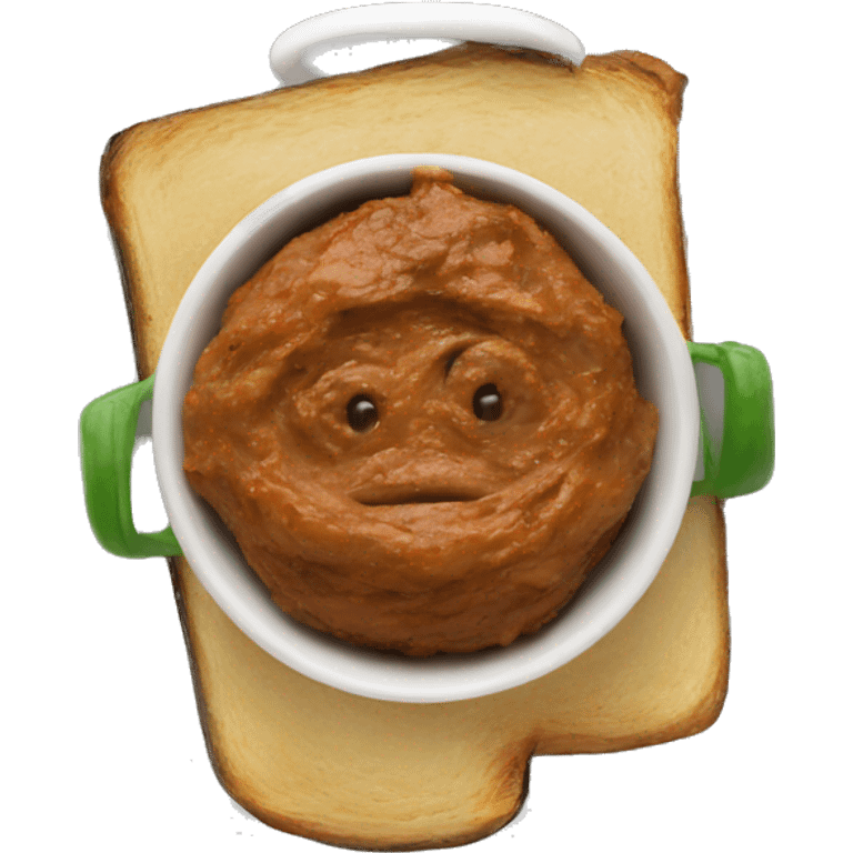 roasted eggplant spread in a dish emoji