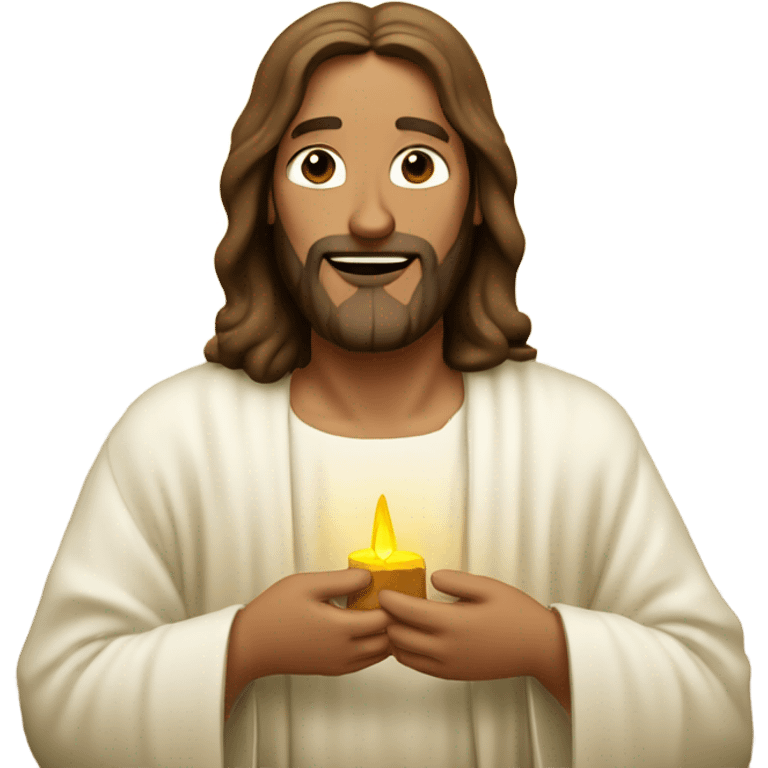 jesus saying merry christmas  emoji