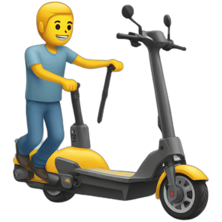 electric scooter rob emoji