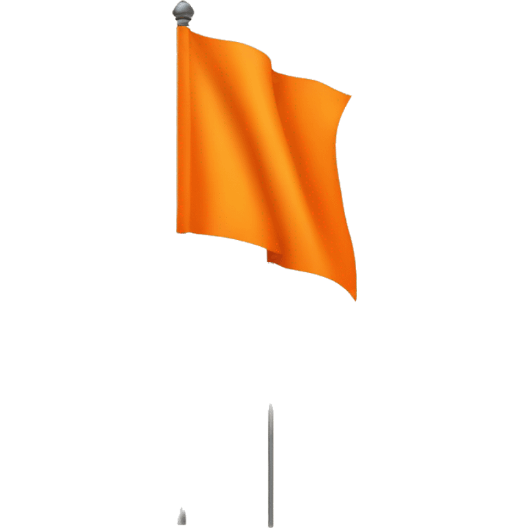 an only orange trangular flag written JAI SHREE RAM ON IT emoji