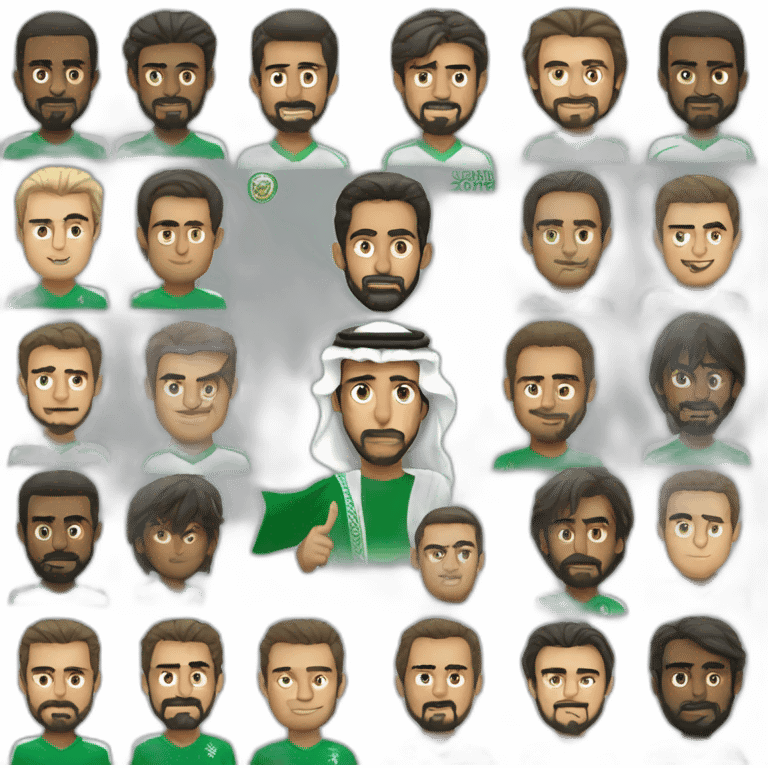 saudi have world cup emoji