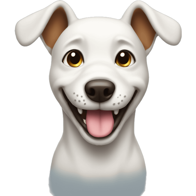 dog with smile  emoji