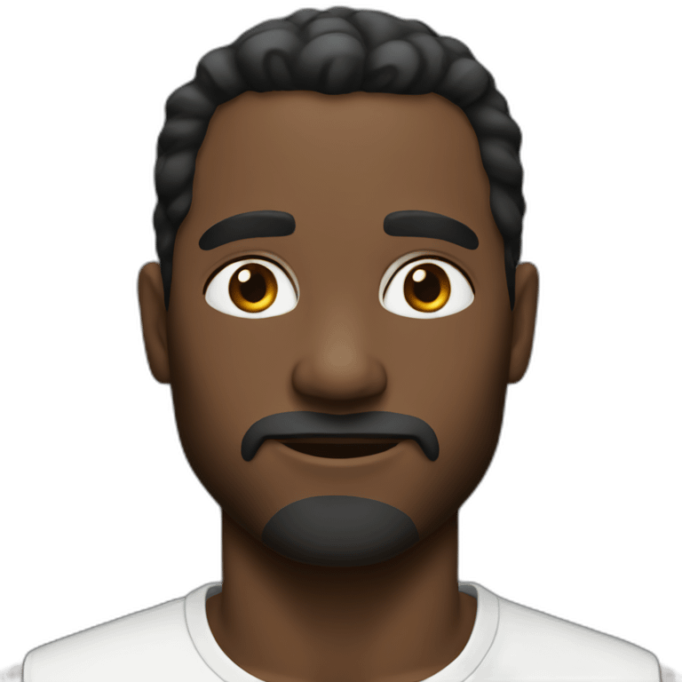 White and black men hugh emoji