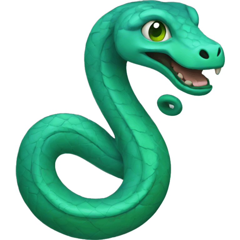 blue&green serpent emoji