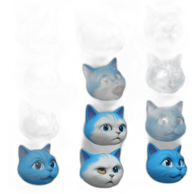 blue smurf cat meme emoji