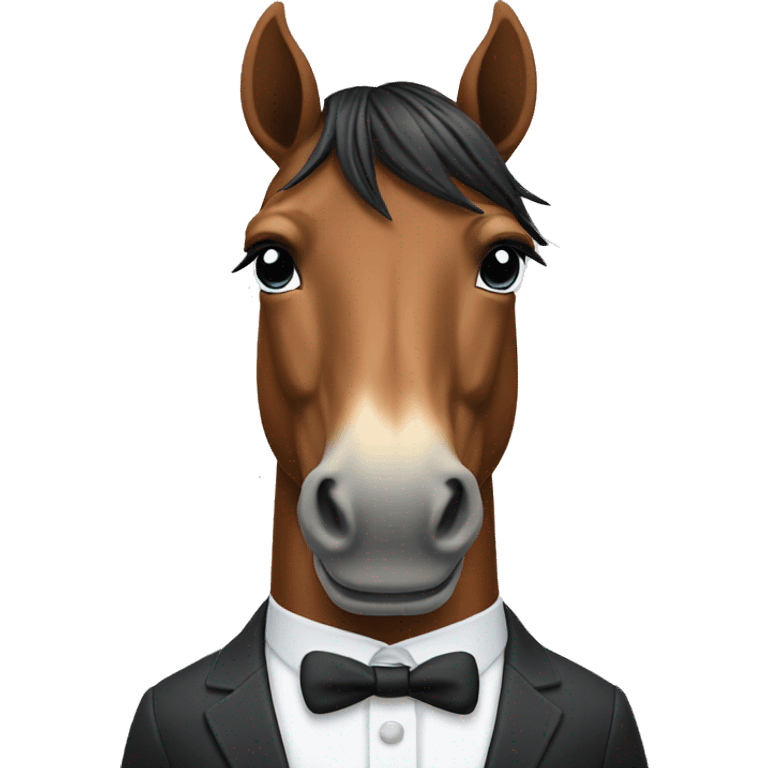 horse in a suit emoji