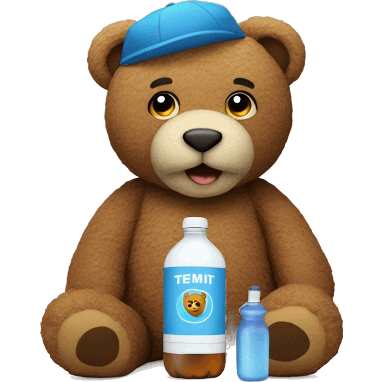 Teddy mit Wärmflasche emoji