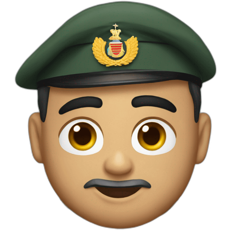 Dhoni emoji as a military officer emoji