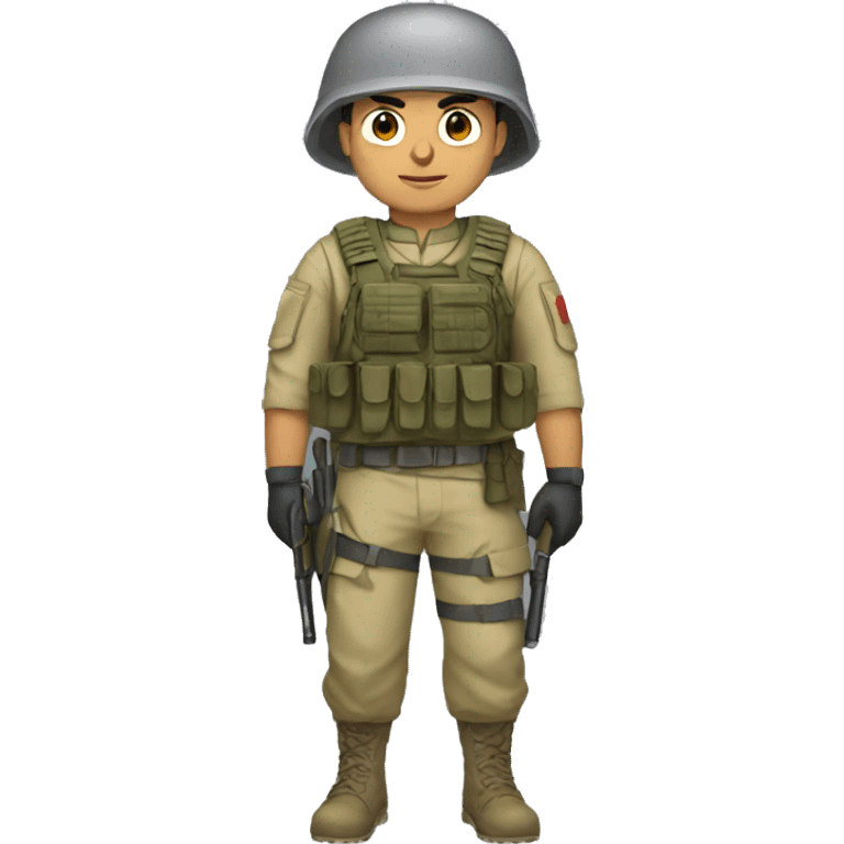 Turkish modern soldier emoji