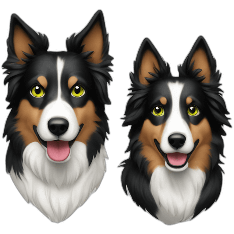 Canicross-greeneyes-womanrunner-and-border-collie emoji