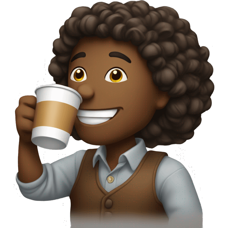 Drinking coffee  emoji