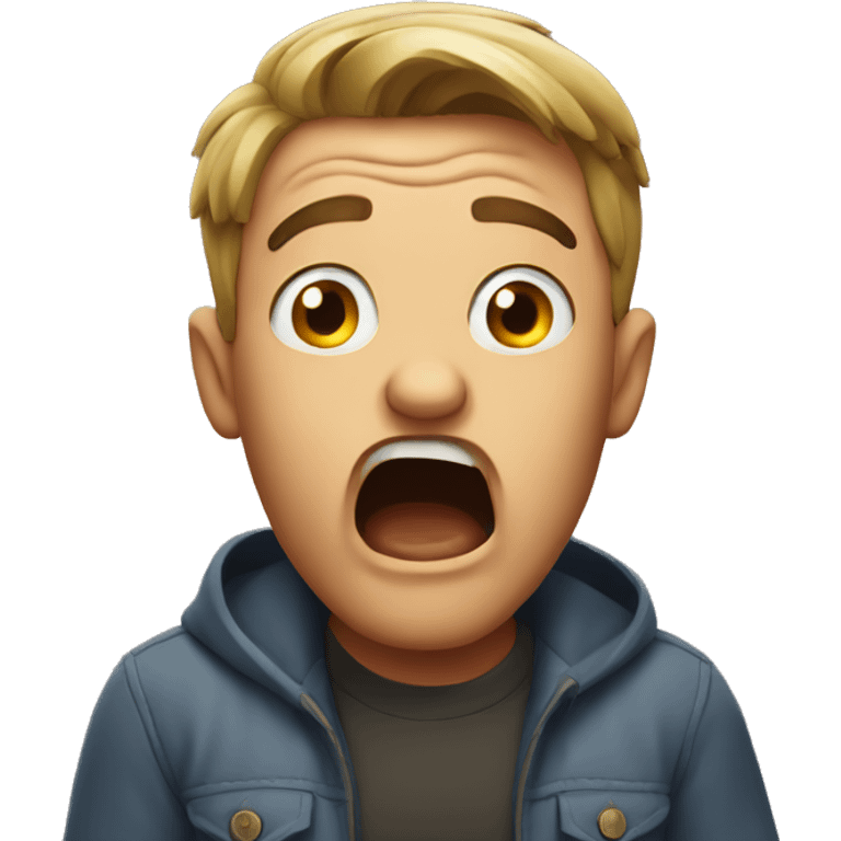 shocked guy emoji