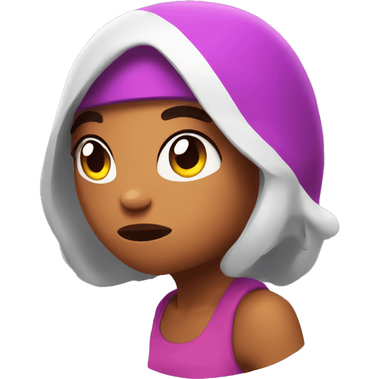 Shelly from brawl stars emoji