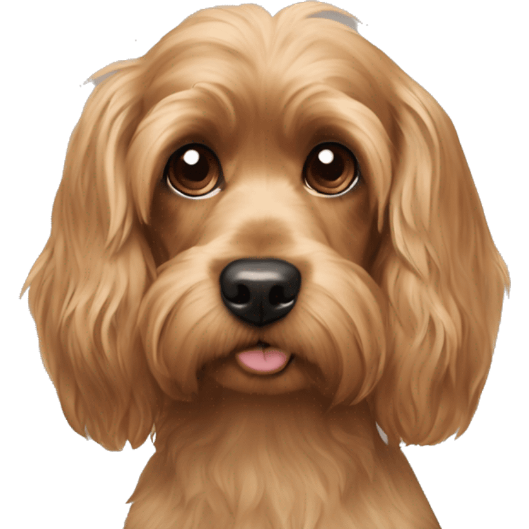 Yorkie/cocker spaniel mix emoji