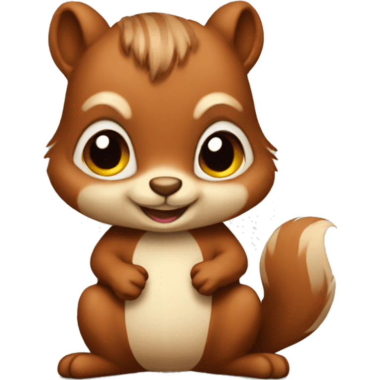 cute squirrle emoji