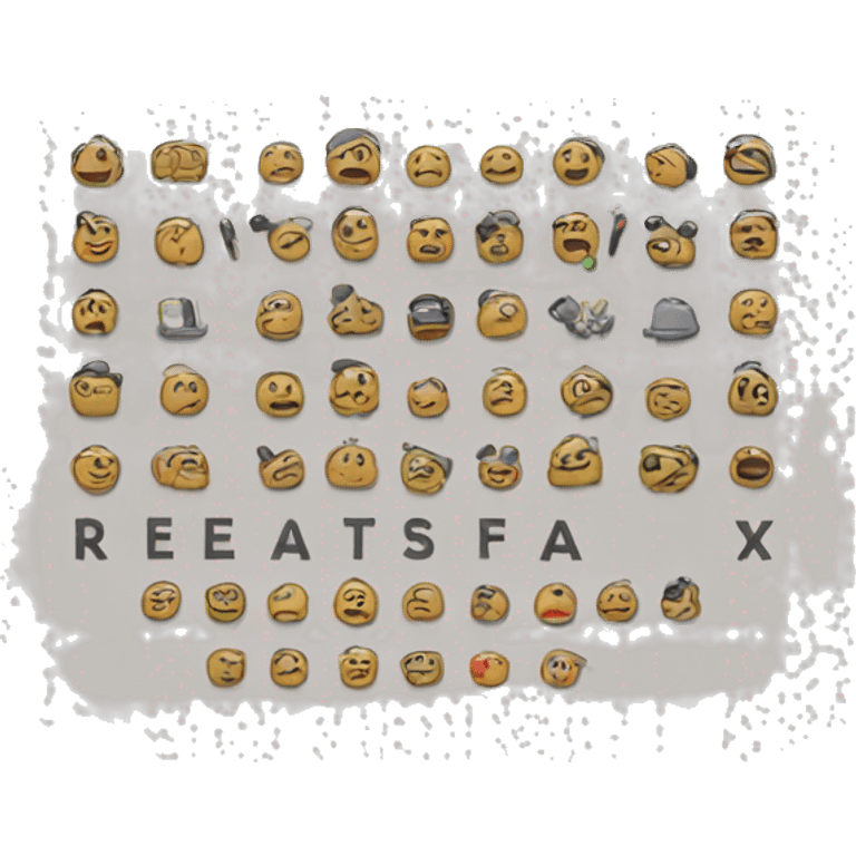 Text saying real emoji